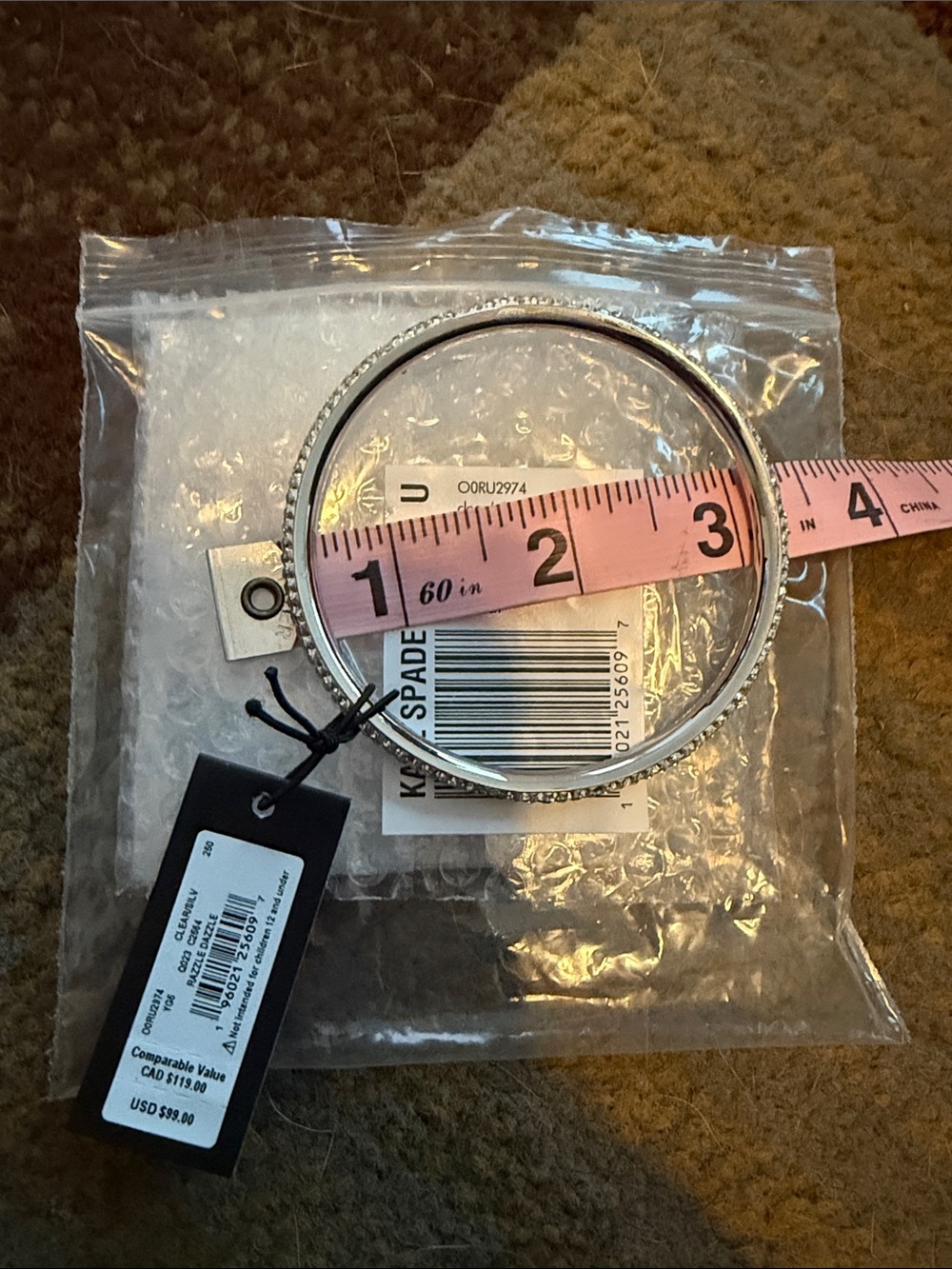 Kate Spade Razzle Dazzle bangle bracelet. - Picture 5 of 5